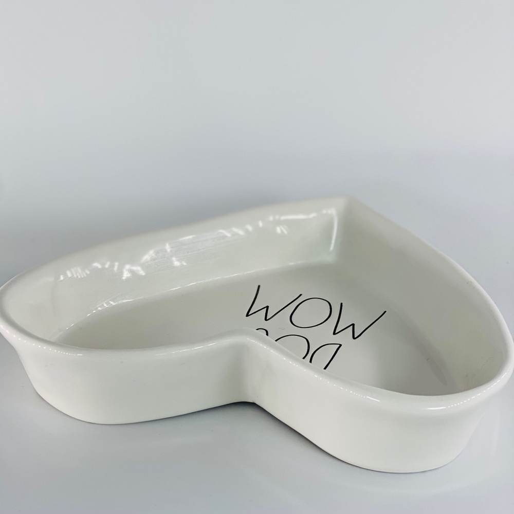 Rae Dunn White Dog Mom Heart Shaped Dish - Picture 9 of 13